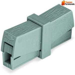 Wago 224-201 50 Adet 2.5mm2 Gri İki Tarafı Yaylı Aydınlatma Konnektörü
